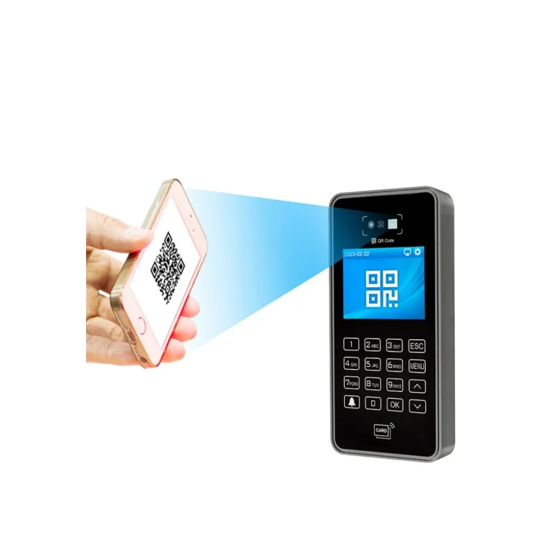 

July005 2.8 Inch Screen TCP/IP IC ID QR Code Scanner Access Control Reader Wiegand Relay Output for Turnstile or Elevator