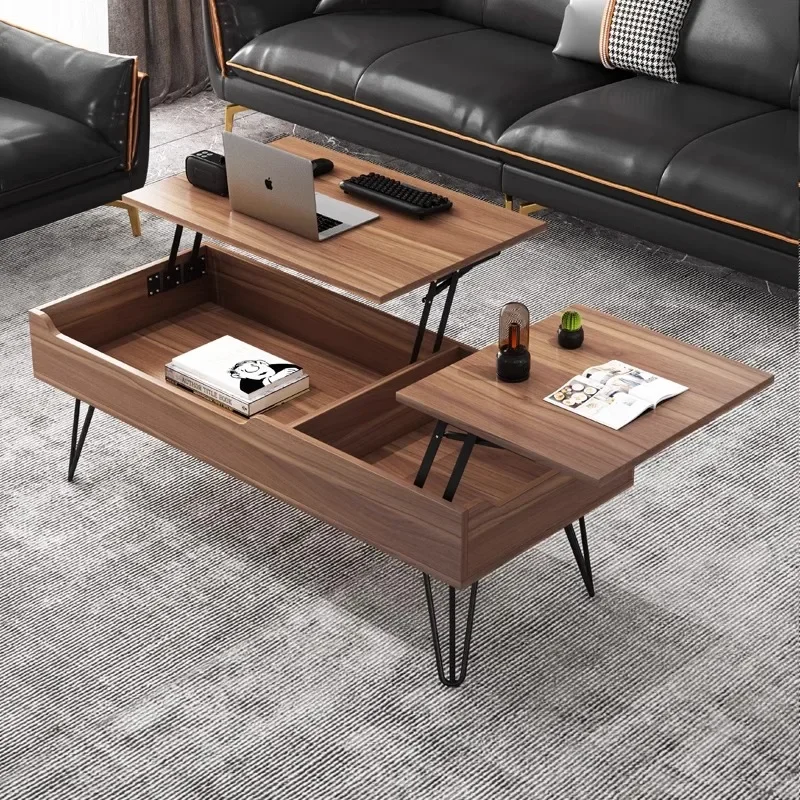 Multi functional coffee table, dining table, dual-purpose small unit, simple Nordic style living room