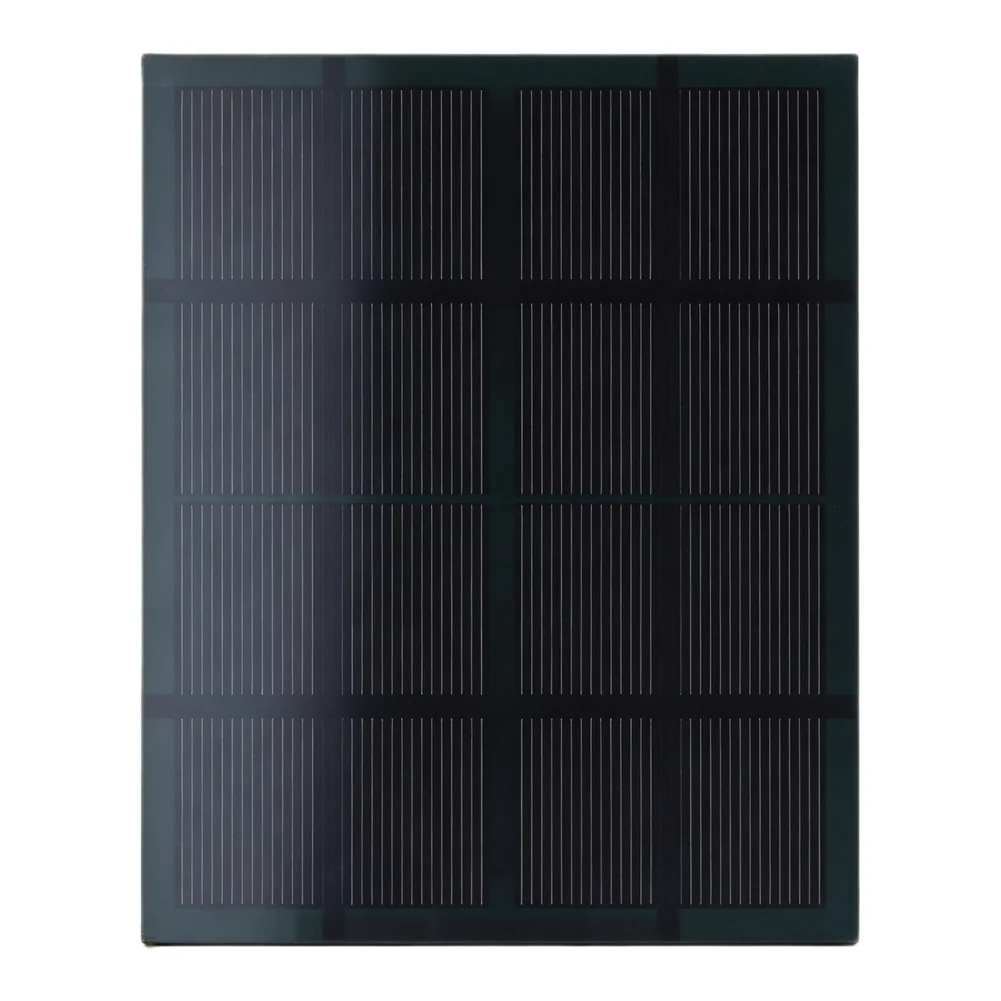 Camping Power Supply 6V Solar Charger Outdoor Solar Panel Weather Resistant Easy Installation High Conversion Rate