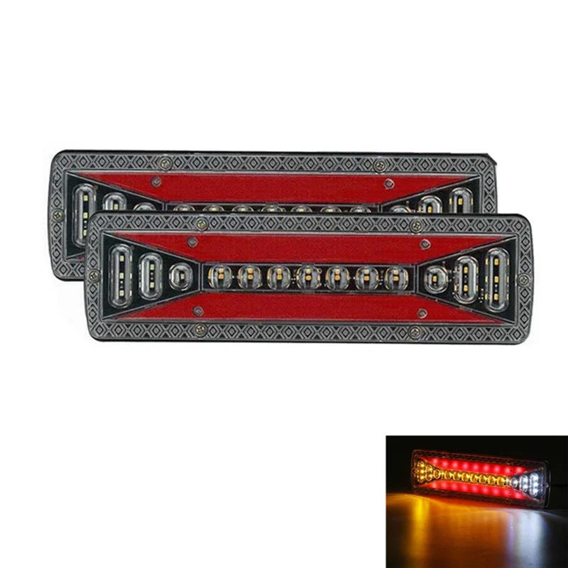 

1 PCS 12V Taet Light LED Dynamic Truck Lights ABS Rear Brake Lights Signal TRACK TRACTOR LIGHT TRAILER BUS