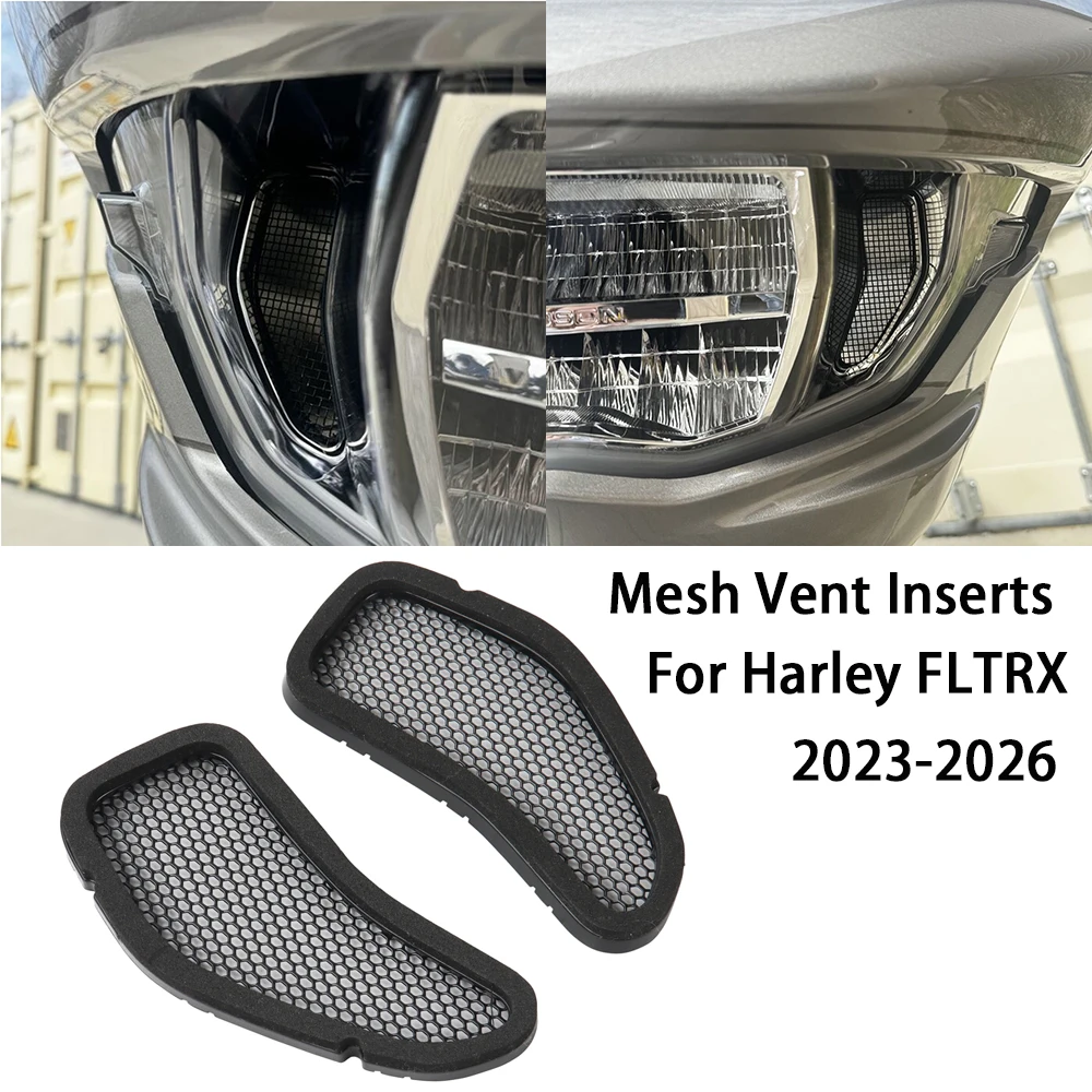 

Новый обтекатель, сетчатый вентиляционный экран, акцентная решетка с крыльями летучей мыши, подходит для Harley Road Glide CVO/SE ST, FLTRXSE FLTRXSTSE FLTRX 2023-2026