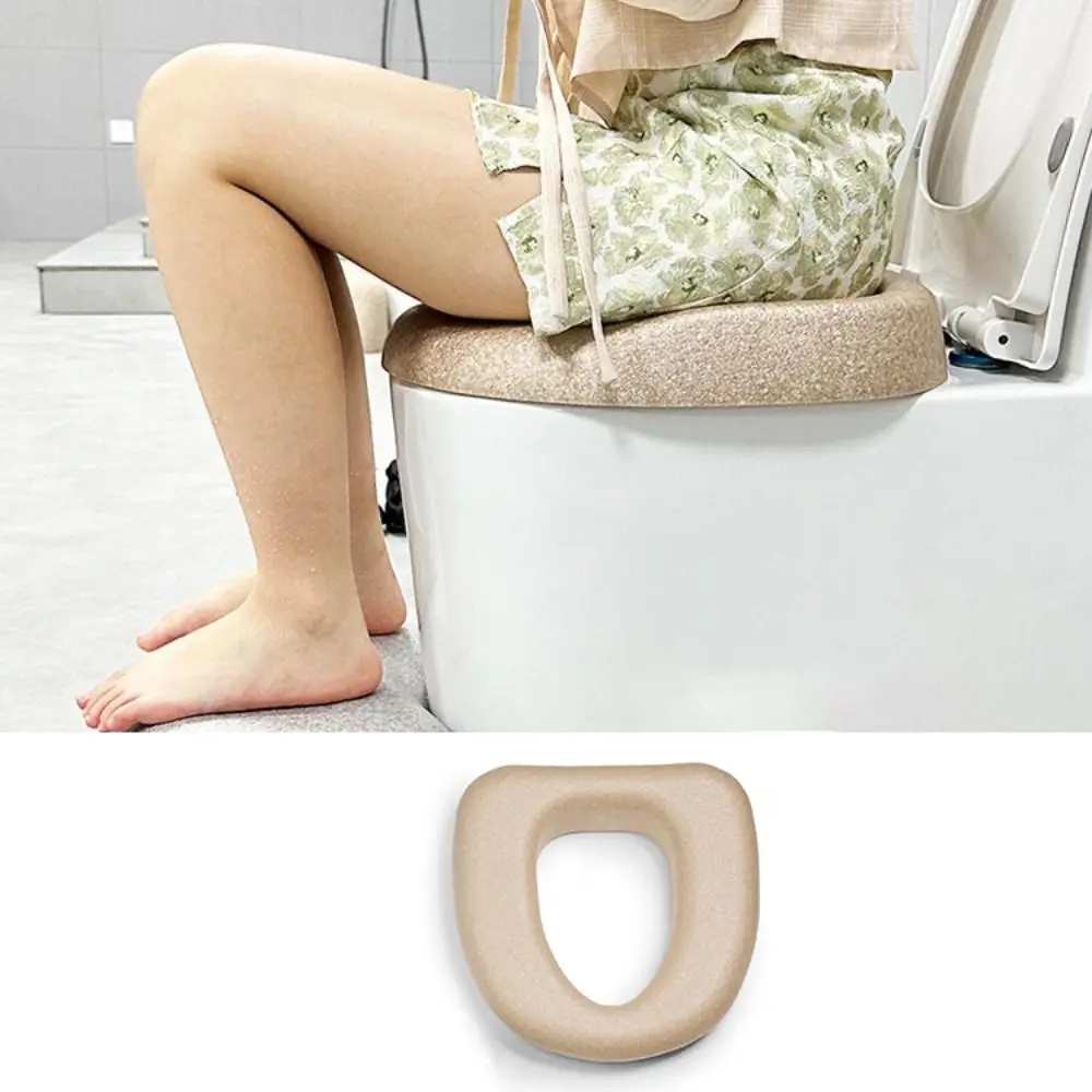 Universal Waterproof Toilet Seat Cover Washable Thickened Toilet Seat Cushion High-resilience Skin-friendly Toilet Pad Bathroom
