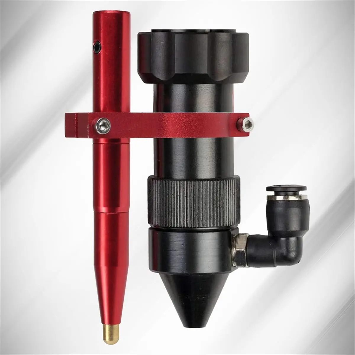 Z- Laser Auto Focus Sensor Focusing Device Automatic Lifting Table , 24mm Diameter Ring Connector