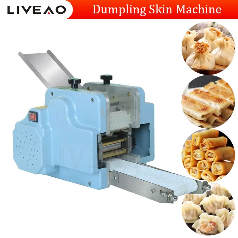 Easy Operation 220V Automatic Wrapper Making Dumpling Forming Chinese Meat Ravioli Skin Maker Machine