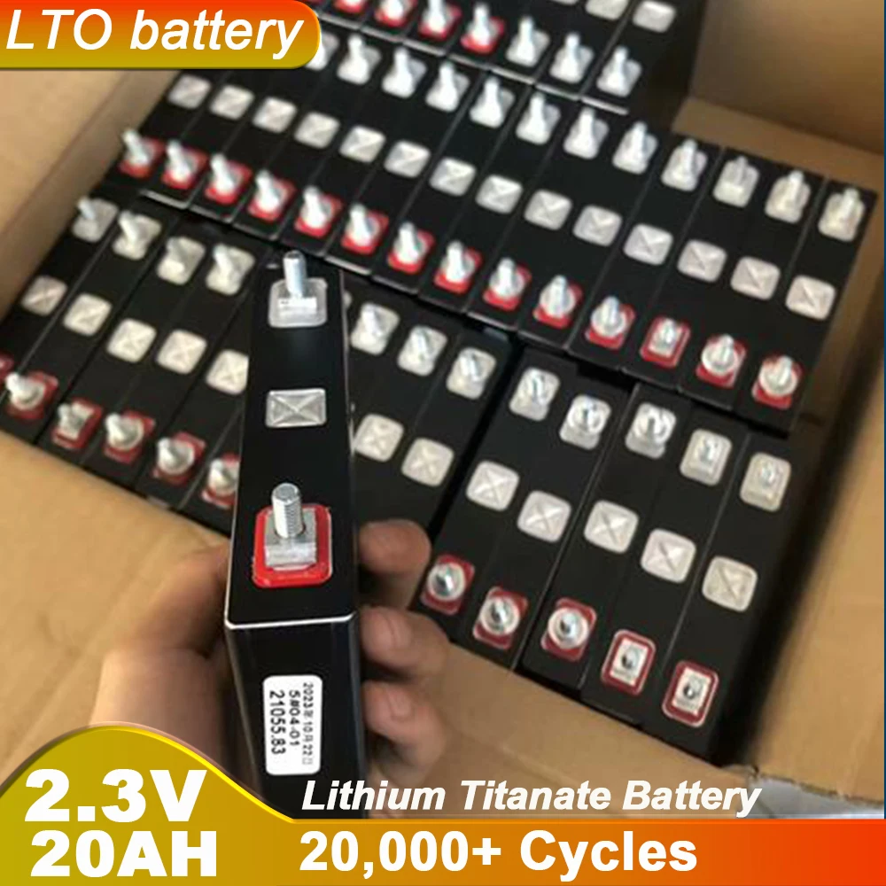 2.3V 20AH LTO Fast Charge 35C Lithium Titanate Battery Cells Perfect For Scooter Energy Storage Car RV Home Solar System