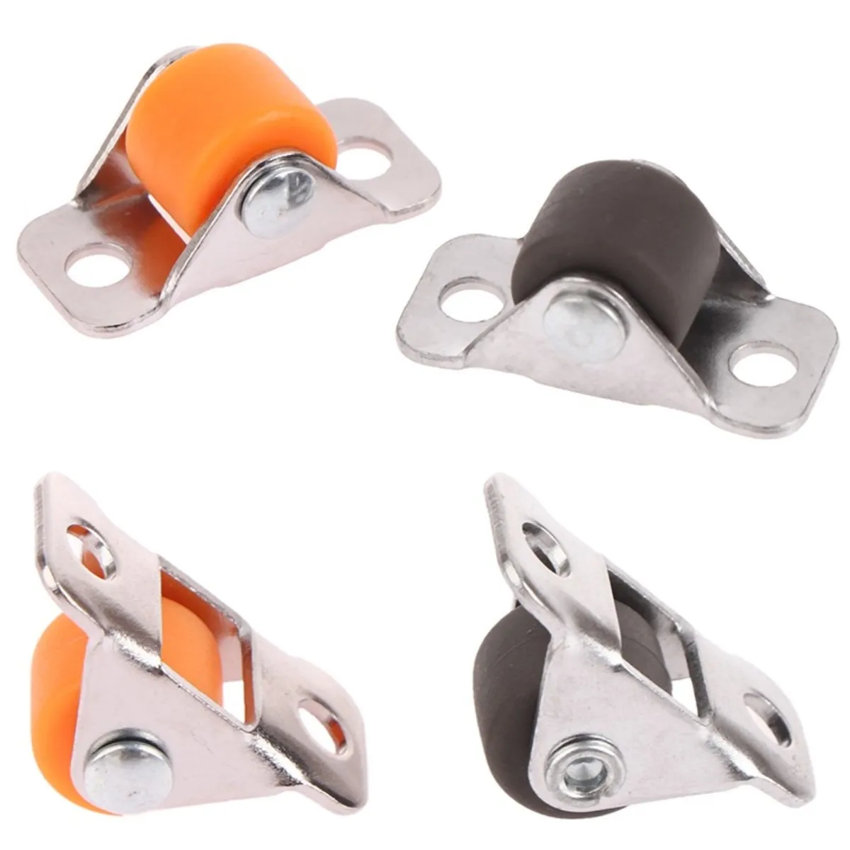 Straight Wheel Directional Casters Rubber Silent Hardware Storage Box Concealed Furniture Coffee Machine Tray Casters