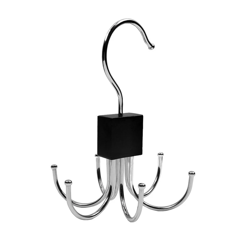

24-Hour Delivery 360-Degree Rotating Hook With 6 Hooks, Used For The Receiver Of Wardrobe, Coat, Belt And Closet