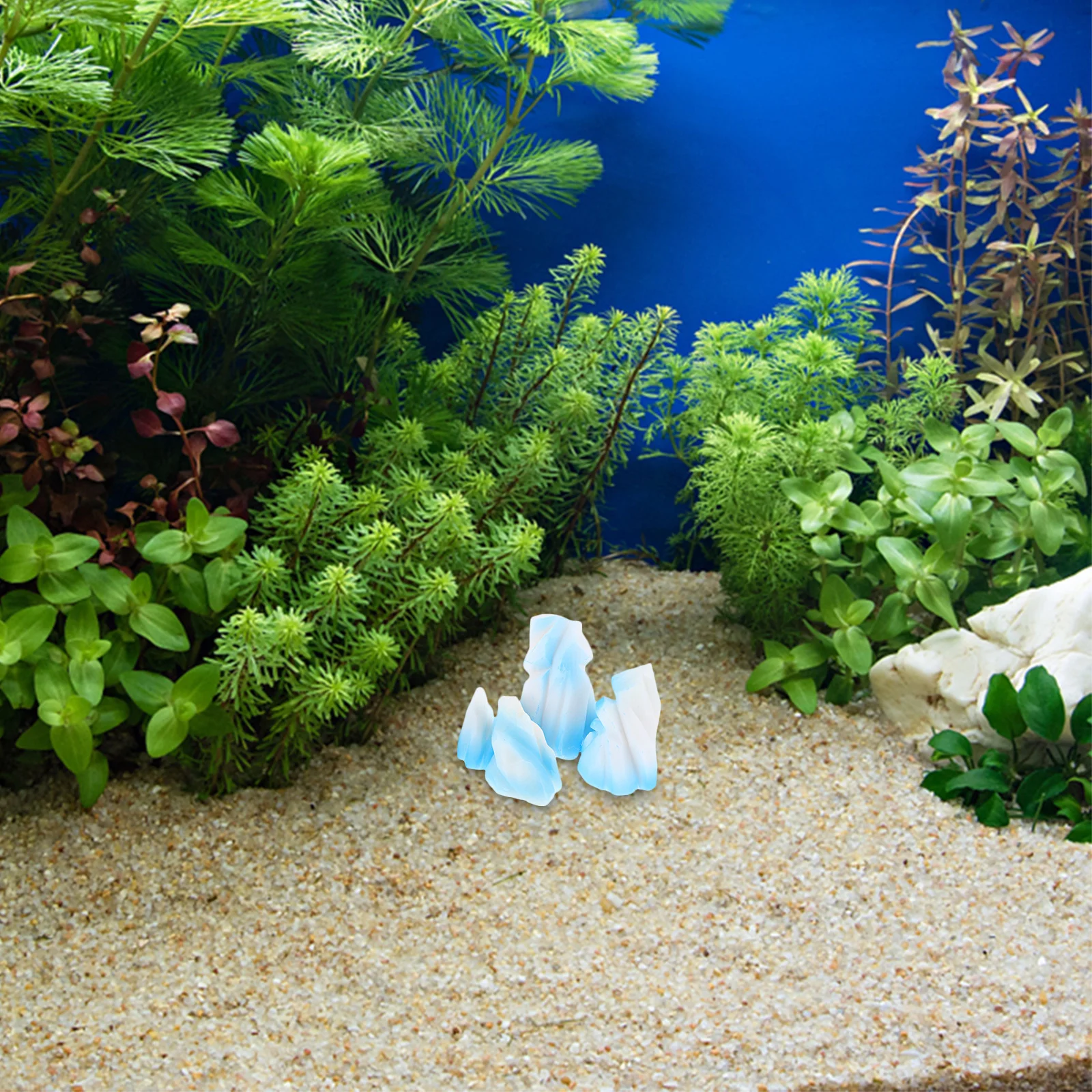 4 stuks miniatuur ijsberg hars beeldjes levensechte polar landschap decor voor micro tuin boekenplank bureau thuiskantoor decoratie