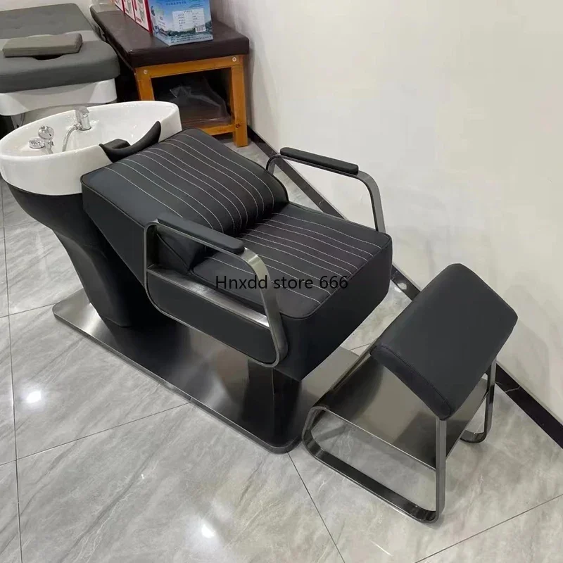 Shampoo Chair For Hair Salon Washbasins Spa Machine Beauty Basin Stand Headspa Massage Table Water Living Room Equipment Washing