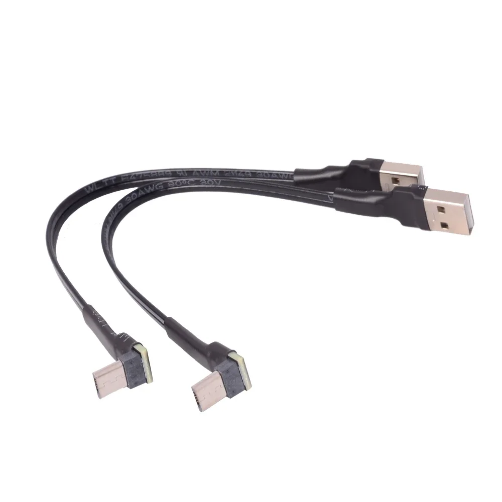 USB 2.0 Cable Type-A to Micro-B Male to Male OTG 0.48Gbps 3A Wire 8Pin High Current Charging Cable for HDD Industrial Camera