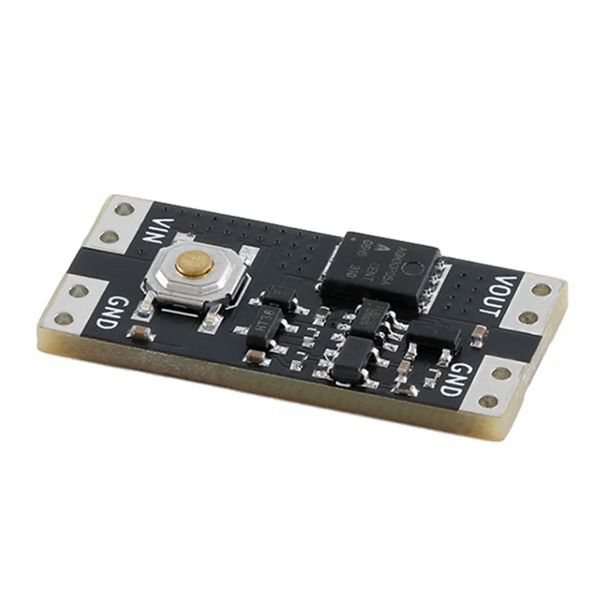 Único Bond Botão Bistable Switch Module, baixa potência, ampla tensão, Mini One Key Switch Module, 4.5-26V, 1.3UA, 10A, 1Pc