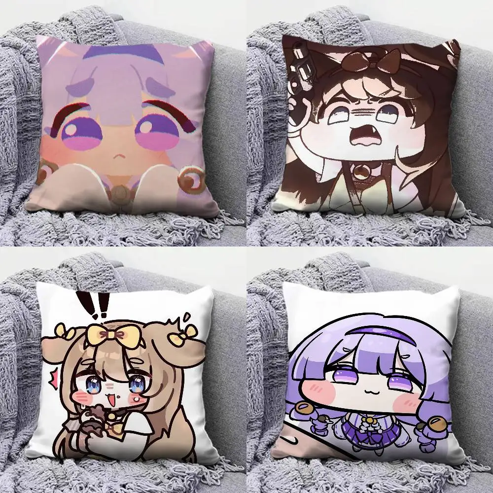 

Trickcal Chibi Go Cute KR Game Pillow Covers, Home Sofa Cushion Covers and Aecorative Custom