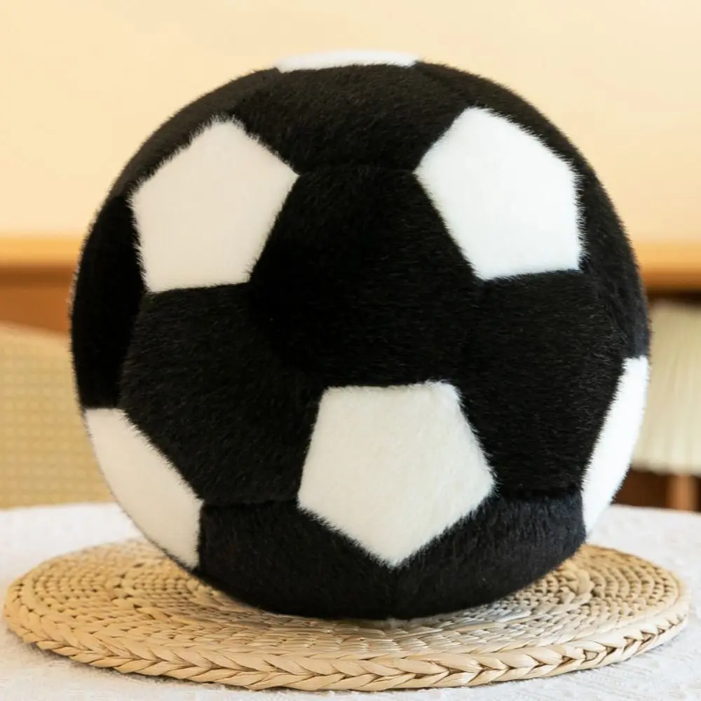 Lovely Ball Shape Soccer Ball Throw Pillow Soft Stuffed Football Plush Toy Funny Ins Children Toys