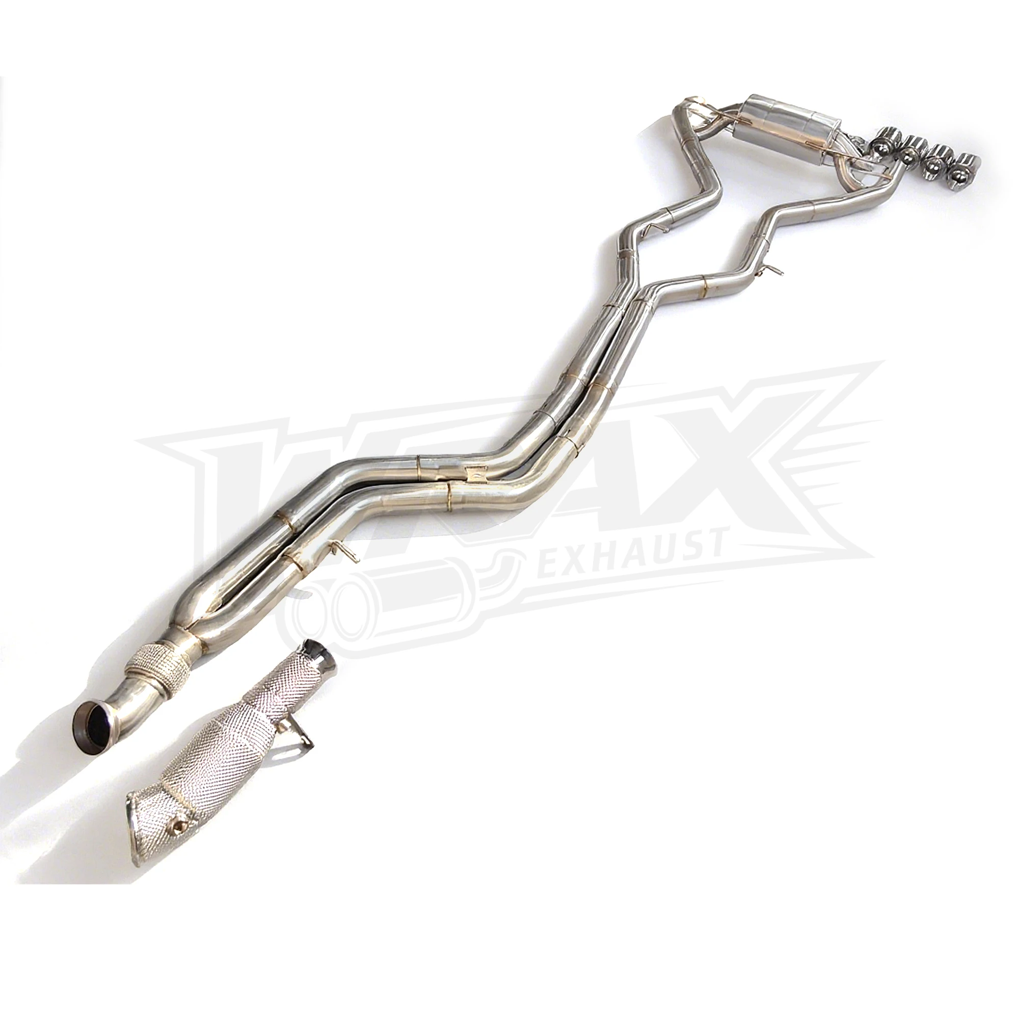 

WRAX for BMW M2 F87 3.0T Exhaust SS304 Valve-Free Catback with High-Flow Catalyzed/Catless Downpipe Upgrade Sport Performance