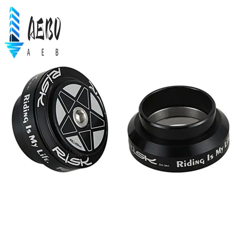 

AEB0-RISK, 1 шт., внешняя велосипедная вилка, гарнитура 34 мм, черный алюминиевый сплав для дорожных велосипедов с фиксированной передачей