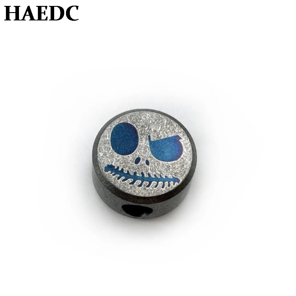 الهيكل العظمي التيتانيوم EDC Paracord قلادة سكين قلادة DIY مشبك حبل حبة معدات المشي لمسافات طويلة
