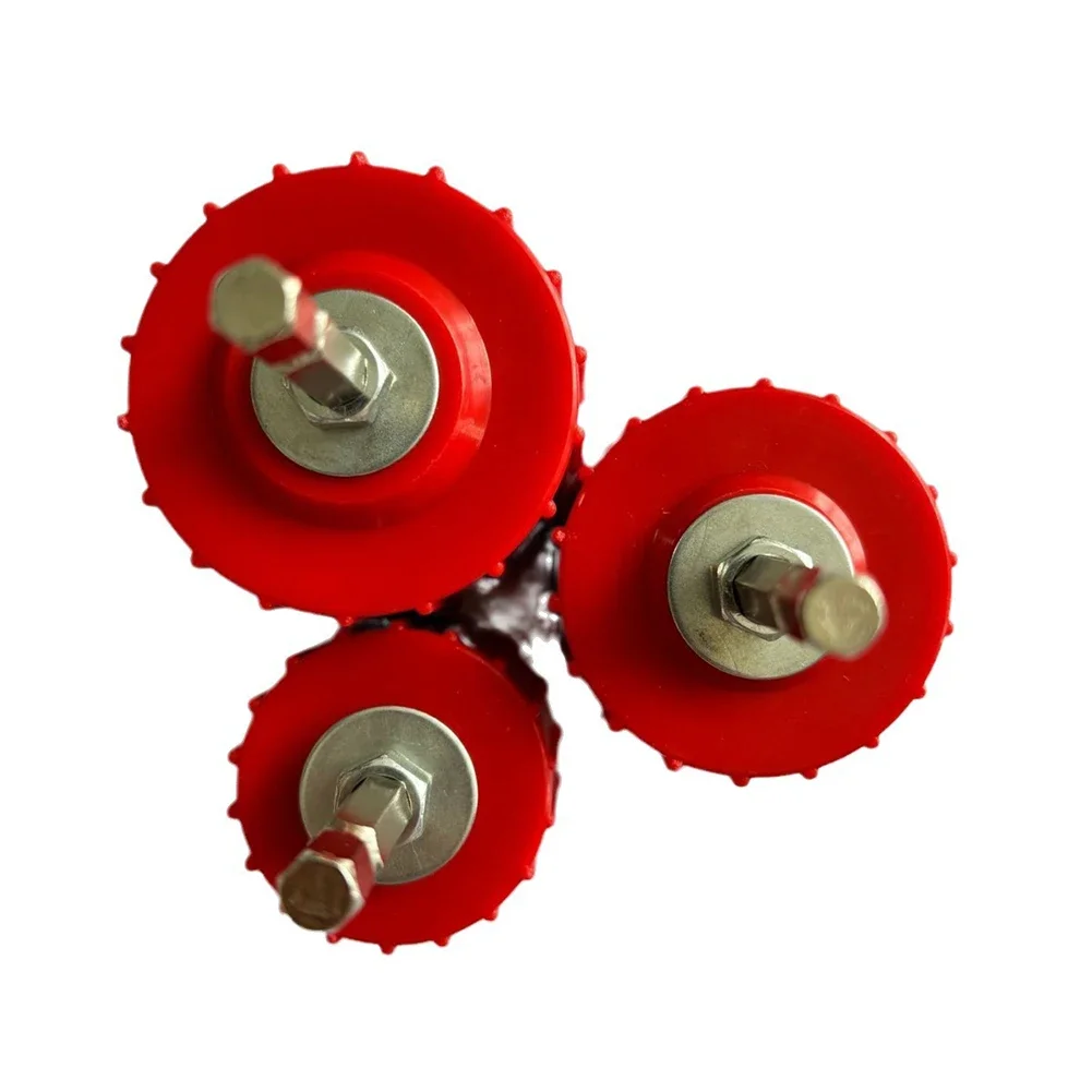 3/9pcs 3/4" Copper Pipe Cleaner Set For Power Drill 1/4" Tube Cleaning Brushes Accessories Removing Rust Tools Power Tool Parts