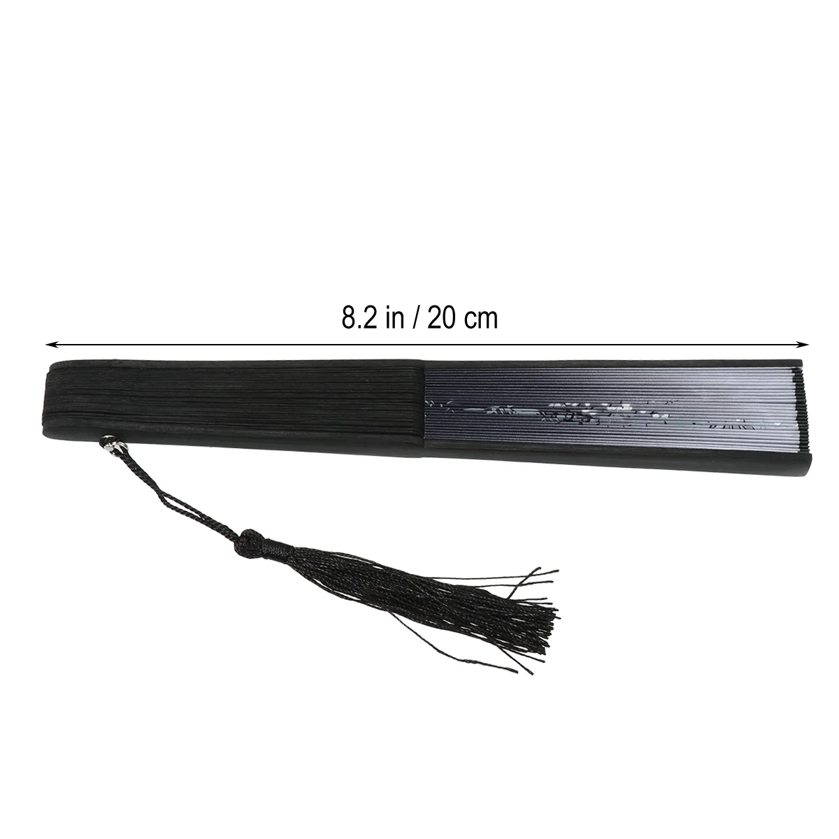 

7 Inch Chinese Style Silk Folding Printed Fabric Fan For Wedding Party Decoration Gift Family Friends Elegant Plum Blossom