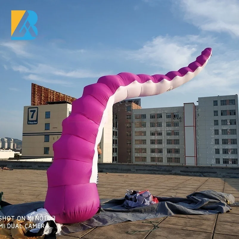 

Custom Made Air Decorations Giant Inflatable Octopus Tentacle for Event Decor Services Toys