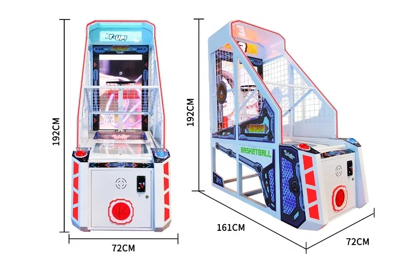 For Children's street basketball game with 42-inch monitor 3D animated sports game console