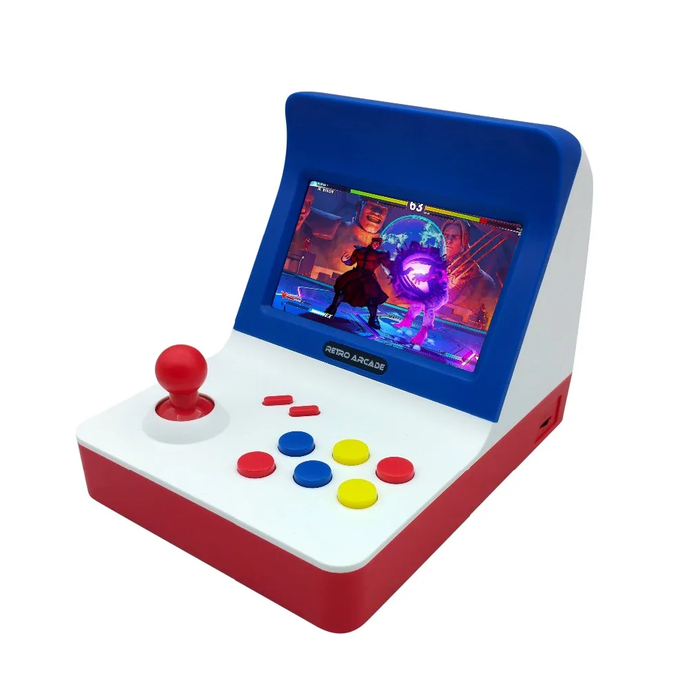 

Wholesale 4.3Inch 64 Bit Retro Mini Arcade Game Console 3000 Games Support CP1 CP2 Two Free Gamepads