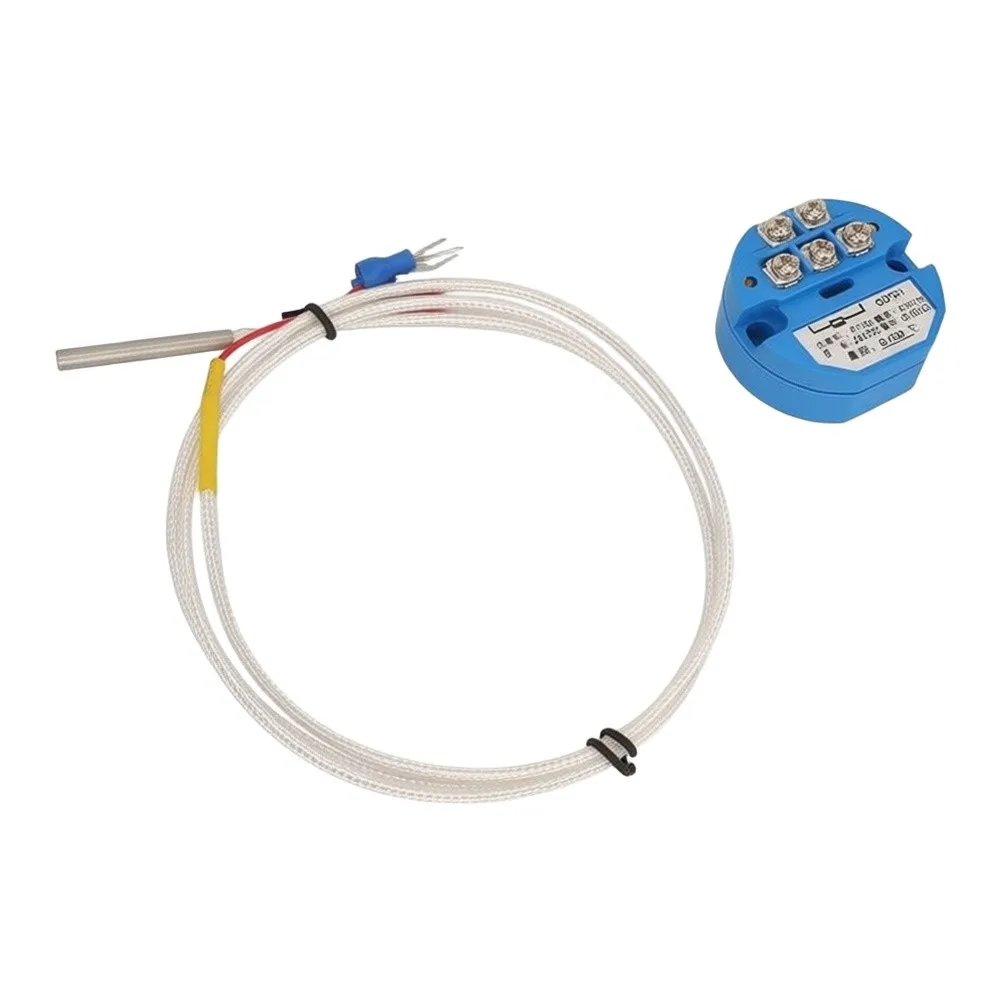 DC24V PT100 Temperature To Voltage Converter 0-10V Signal Module For Industrial For PLC System Integration