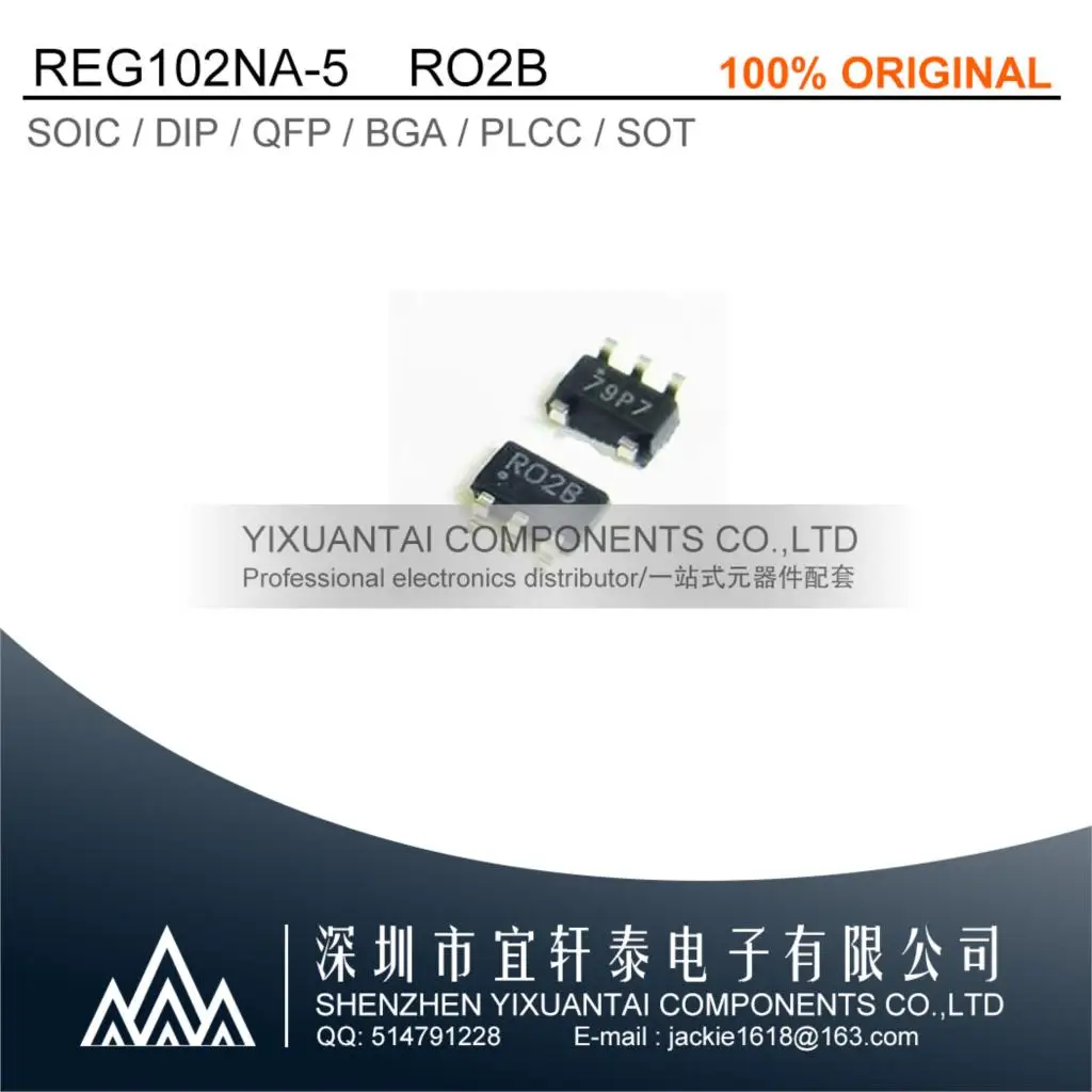 stock 10pcs/lot       original  REG102NA-5      REG102NA    REG102  RO1B  SOT23-5