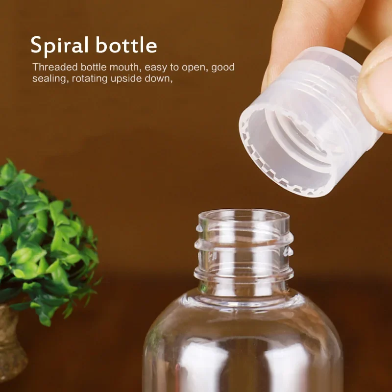 Travel Bottle 5ml/10ml/20ml/30ml/50ml/60ml/80ml/100ml/120ml/150ml Makeup Empty Plastic Bottles Flip Cap For Liquid Lotion Cream