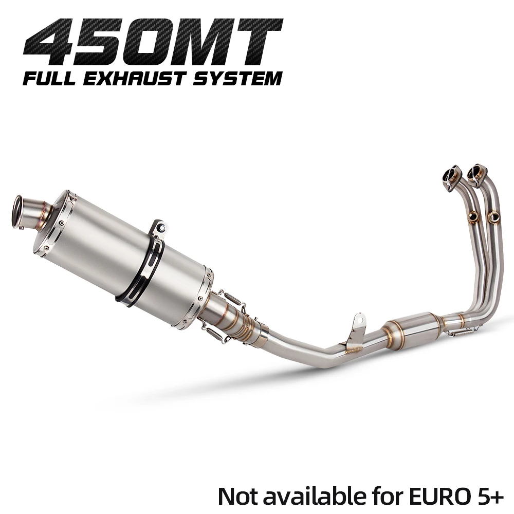 

For CF MOTO 450MT Euro 5+ MT450 IBEX 450 Motorcycle Exhaust full System motobike exhaust header pipe muffler with DB Killer