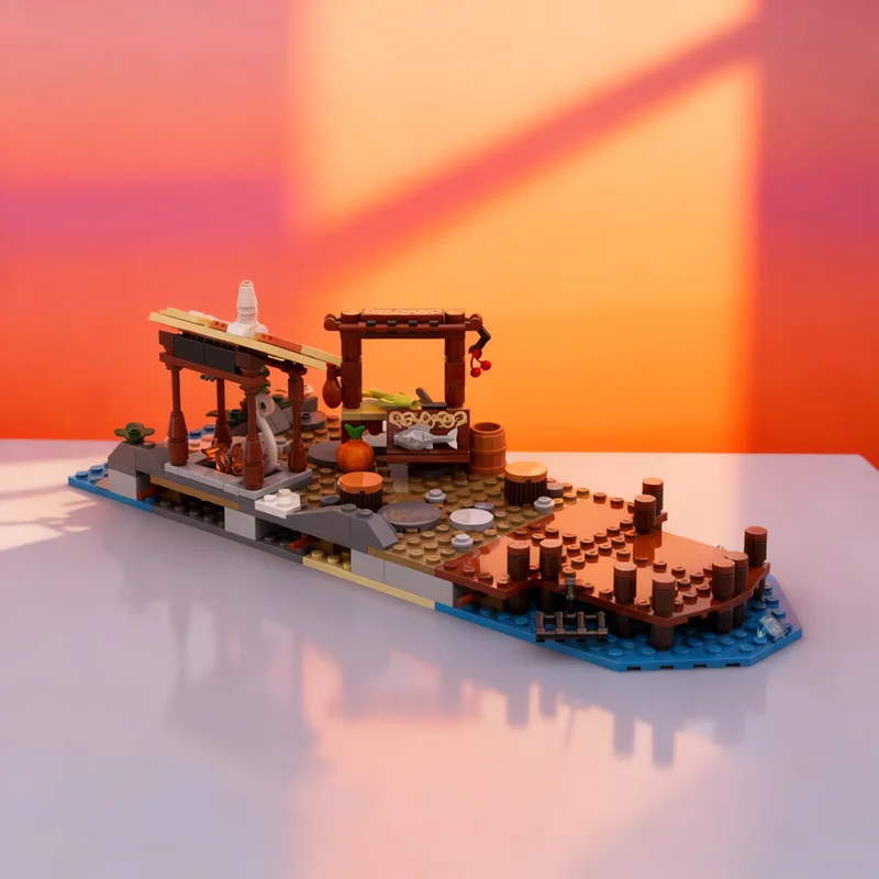 

Набор для сборки MOC «Деревня викингов» (586 деталей), модель викингов, строительные блоки, креативный подарок, DIY-декор для дома и офиса, премиум-класс для взрослых и детей