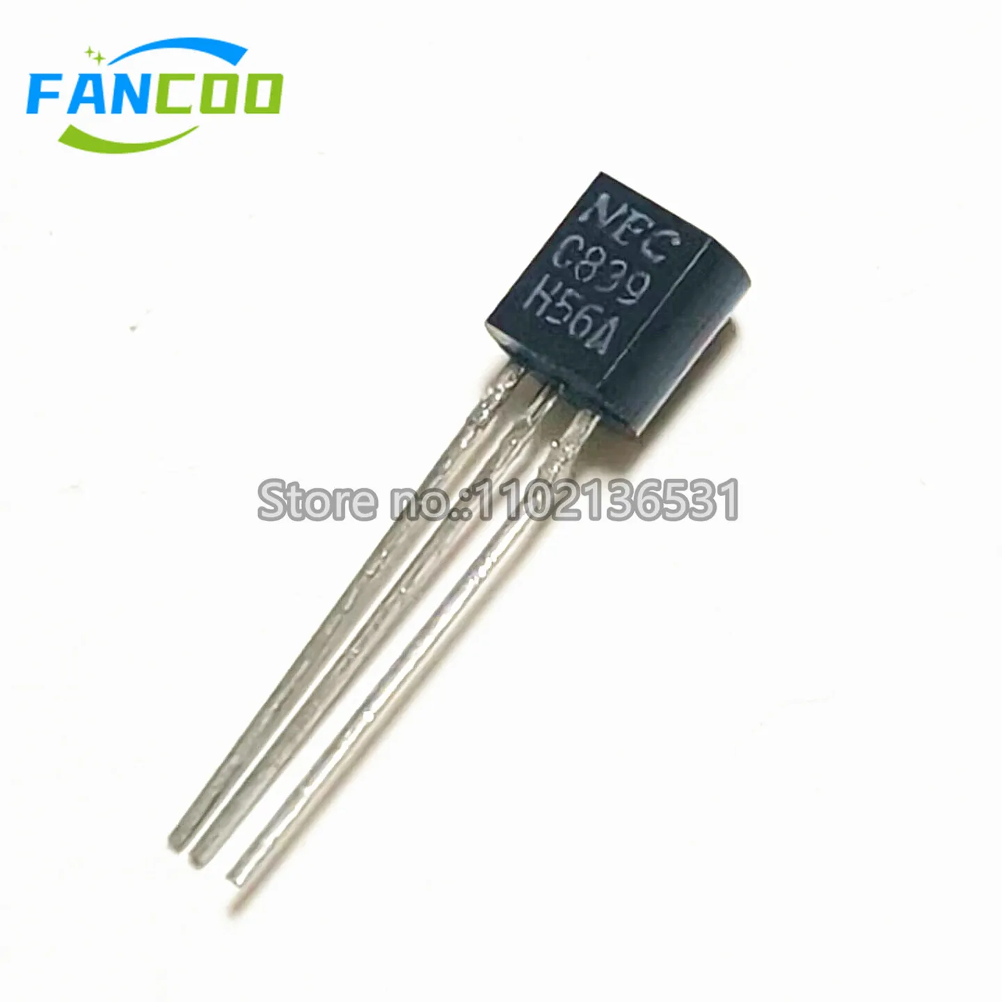 C839 2SC839 NPN RF Transistor TO-92 25V 50mA 250mW High Frequency BJT For FM/AM Radio