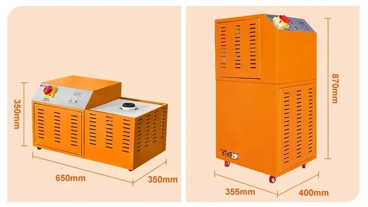 Hot sales1kg 3kg 5kg small gold melting induction crucible furnace mini Precious metal silver titanium platinum smelting machine