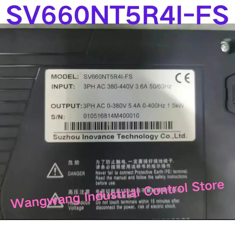 Second-hand test OK , Servo  Drive SV660NT5R4I-FS