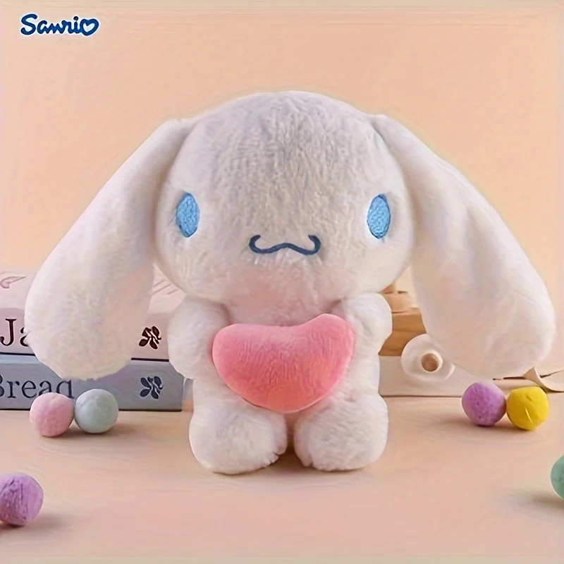 22cm Sanrio Hello Kitty Kuromi almohada KT juguete de peluche niña relleno suave Animal juguete corazón mi melodía Cinnamoroll Navidad Halloween Dec