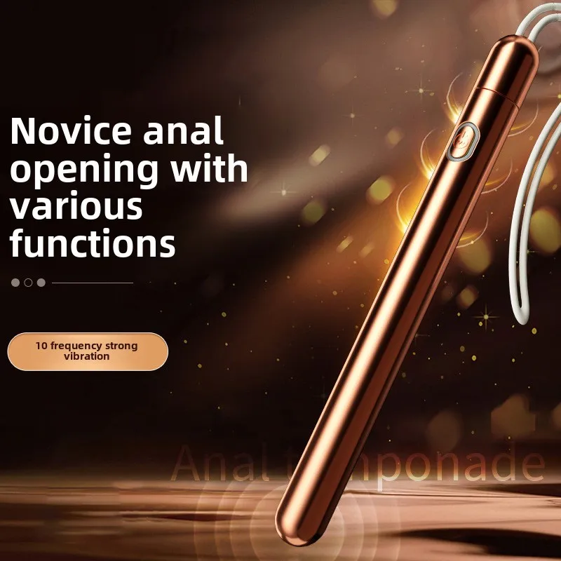 Mini Bullet Massager shown from another angle with compact wand-style shape and simple button control