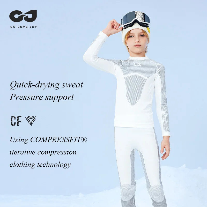 Thermal Underwear for Kids, Boys Thermal Underwear Set Kids Base Layers for Skiing for Boys Kids