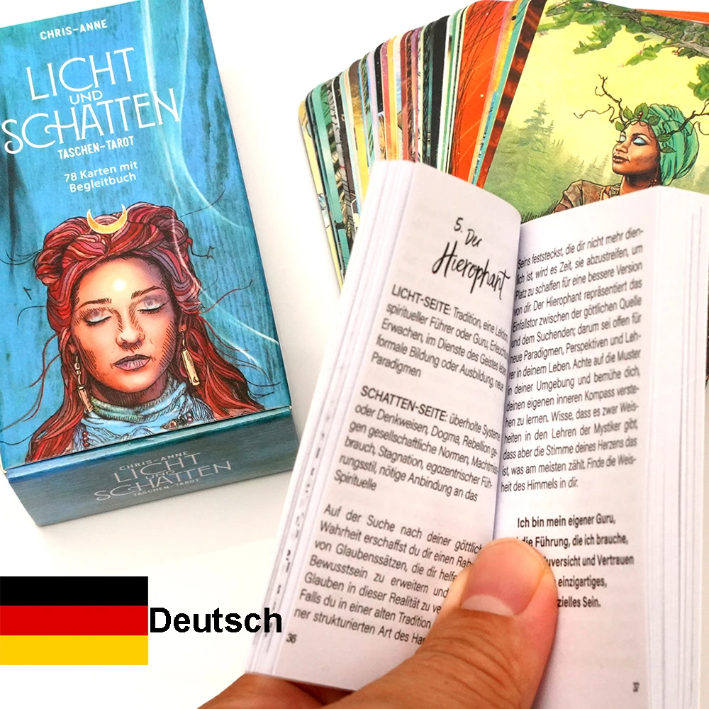 

Licht und Schatten Taschen-Tarot: 78 Karten mit Begleitbuch Karten Deutsches Tarot