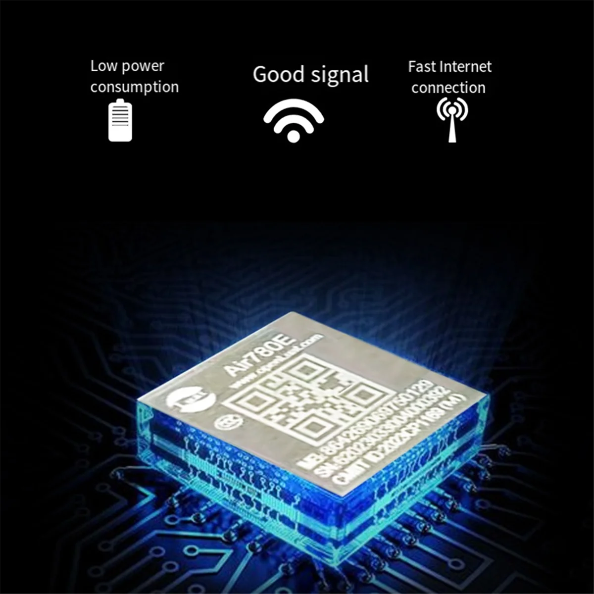 Supernew 4G Module Luat Air780E Full Netcom Module Mini IoT Serial Communication Data Transmission DTU Multifunction Module