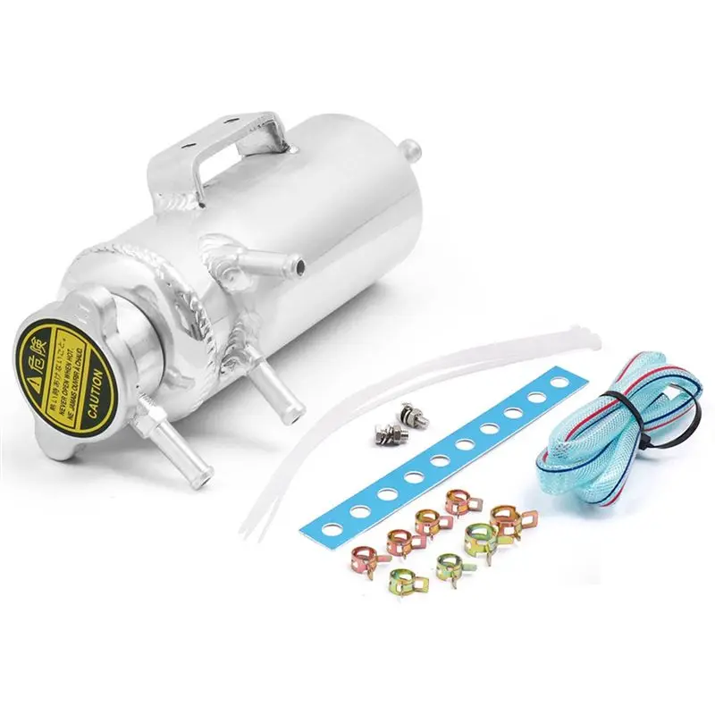 

A30F-1 Set Racing Universal Radiator Alloy Coolant Swirl Pot Breather Air Separator Tank