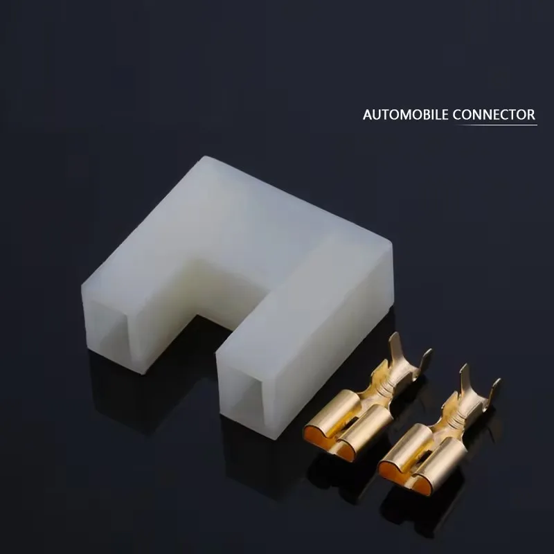 1 SET DJ70219-6.3-21 auto Waterproof cable connector 2 pin automotive Plug famale male socket Includes terminal seal