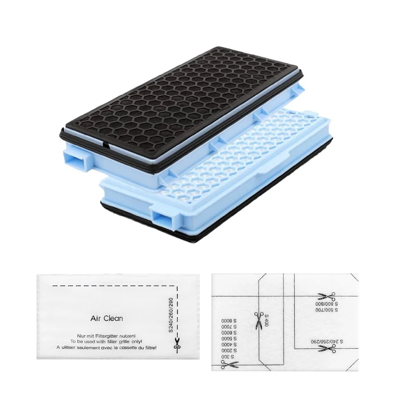 AF90-Filtri per aspirapolvere Filtri HEPA e filtri motore per Compact C1 e C2, completi C2 e C3, S8340, S4000, S5000