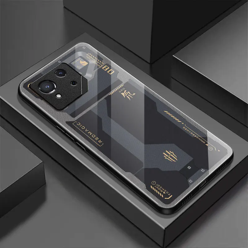 Case For Asus ROG 8 Pro Case For ROG Phone 8 9H Glass Back Cover For Asus ROG 3 5 5S 6 7 Shell ROG3 ROG5 ROG5S ROG6 ROG7 ROG8Pro