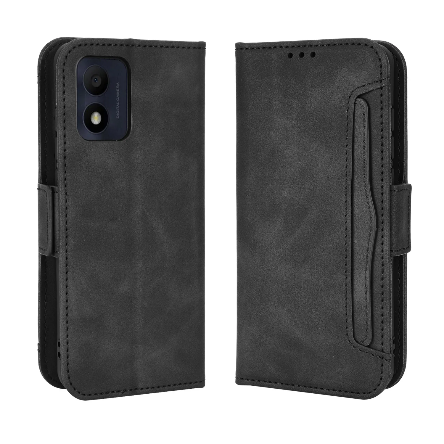 Flip Leather Wallet Cover for Alcatel, Separate Type Many Card Slot Shockproof Case 1B 1L 1S 3L 2021 3X 1SE 1V 2020 2021