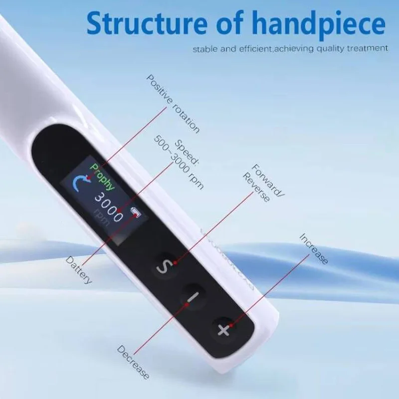 Den tal 2 In 1 Wireless Endo Motor Built In Apex Locator Root Canal Preparation With 16:1 Contra Angle for Root Canal Treat