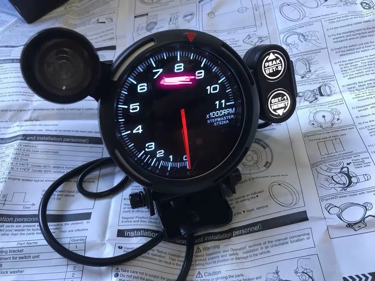 Real vehicle revolution meter defi refitted imported steering gear zero delay Tachometer has fast response speed