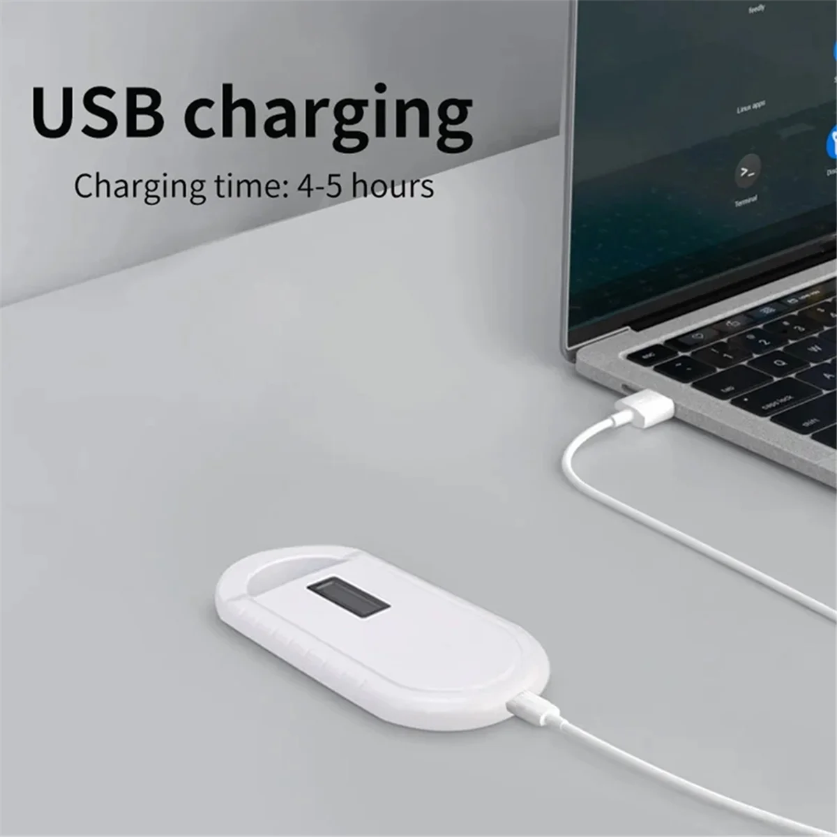 ABJG-ماسح رقاقة الحيوانات الأليفة الرقمي المحمول لإدارة الكلاب والقطط الأليفة 134.2 كيلو هرتز رقاقة الحيوانات RFID