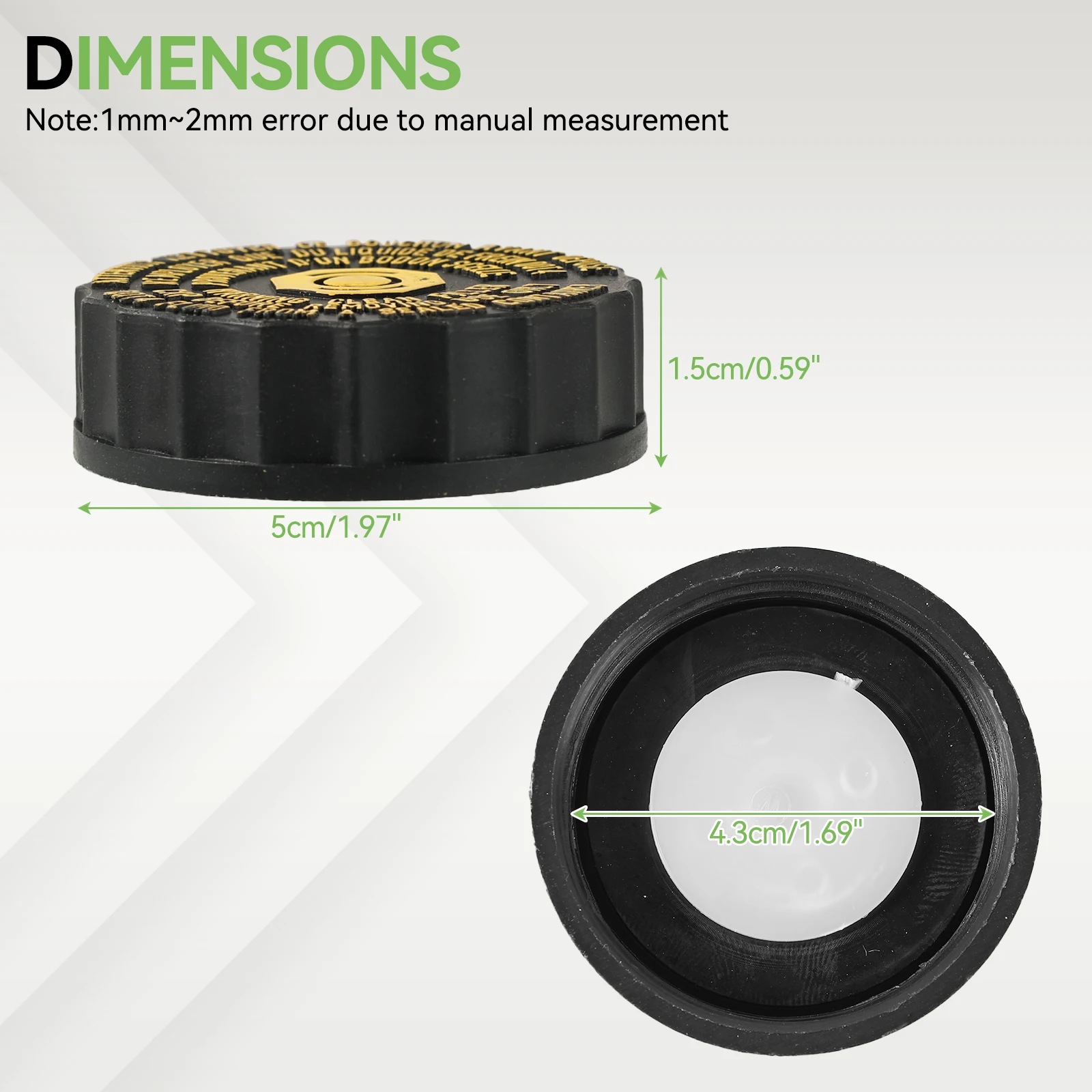 

1 шт. автомобильный бак для тормозной жидкости, крышка бака для Citroen C5 C6 Toyota Corolla Peugeot 206 306 307 308 408 508 1613328880