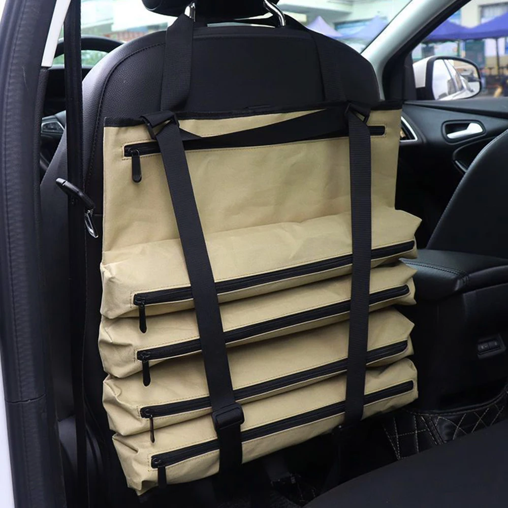 Multi-Purpose Roll Up Tool Bag Car First Aid Kit Wrap Roll Storage Case Storage Bag Adjustable