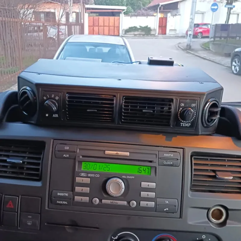 التبريد العالمي التدفئة الكهربائية 24 فولت وقوف السيارات 12 فولت سيارة تحت داش التيار المتناوب 12 فولت السيارات تكييف الهواء للتخييم متنقل #5