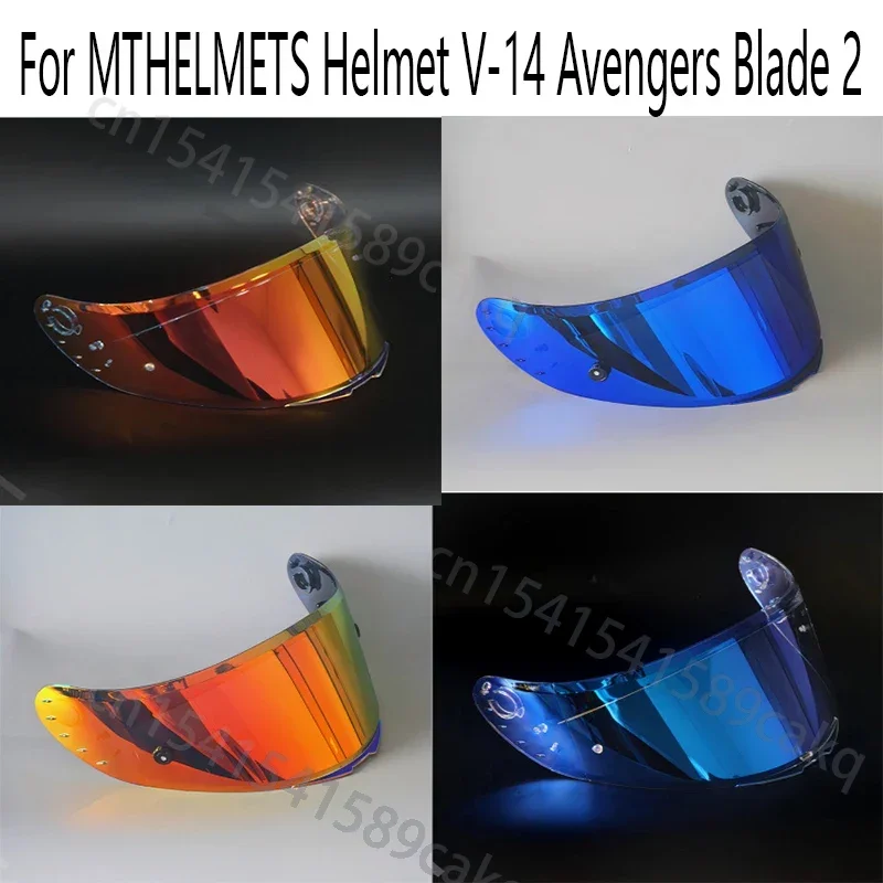 

Motorcycle Helmet Lens For MTHELMETS Helmet V-14 Avengers Blade 2 Generation Motorcycle Helmet Visor Fit